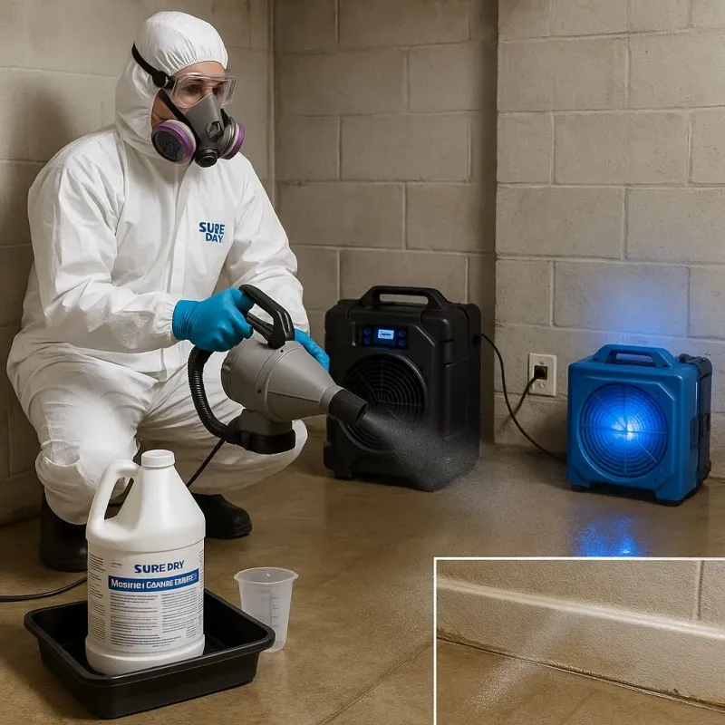 Sanitization and Odor Removal process in Collier County, FL